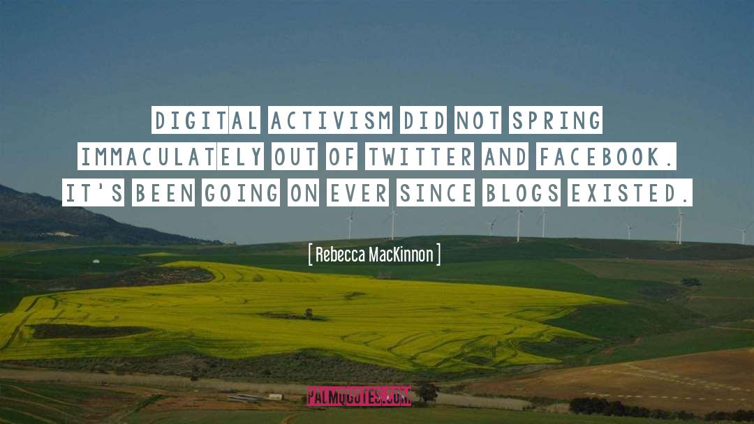 Twitter And Facebook quotes by Rebecca MacKinnon