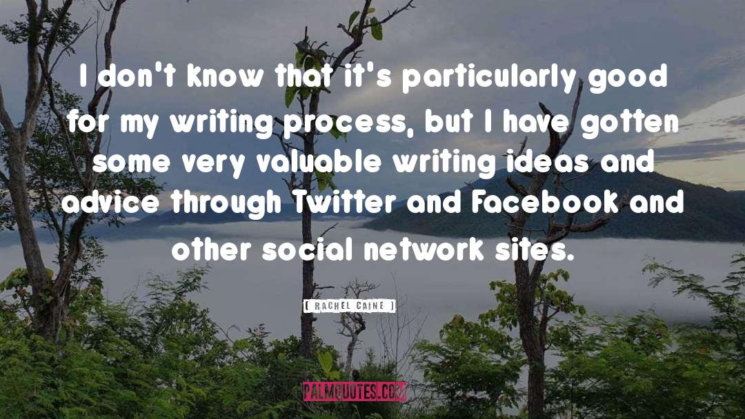 Twitter And Facebook quotes by Rachel Caine