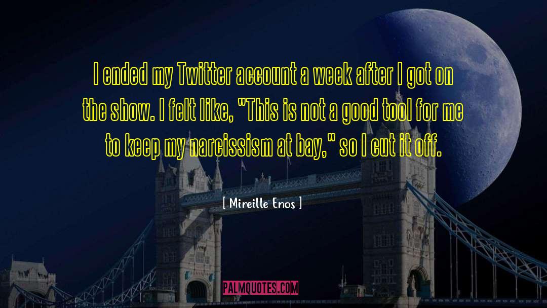 Twitter Marketing quotes by Mireille Enos