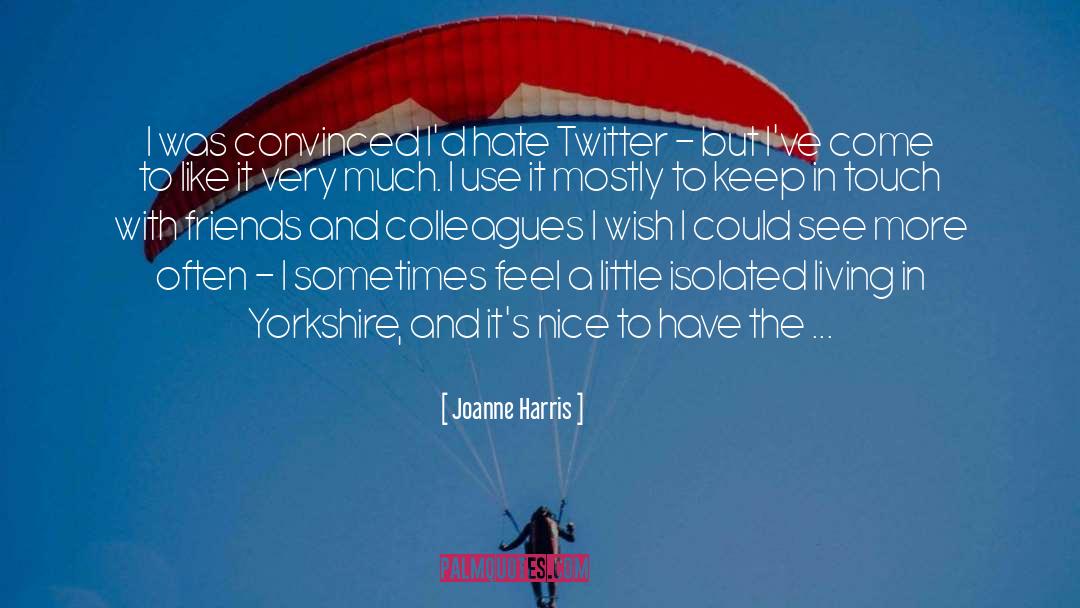 Twitter Oneliners quotes by Joanne Harris