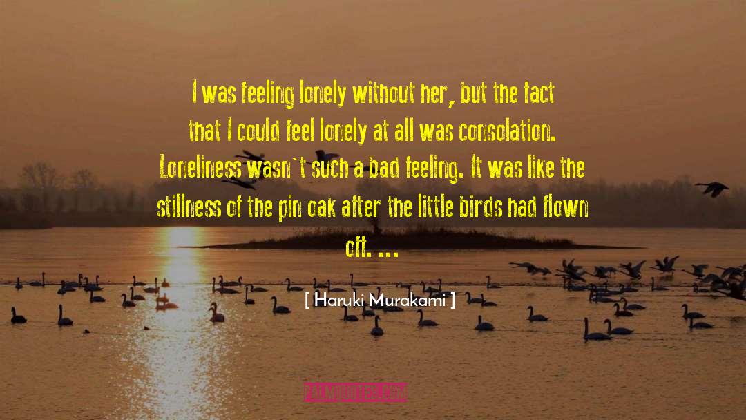Two Birds Love quotes by Haruki Murakami