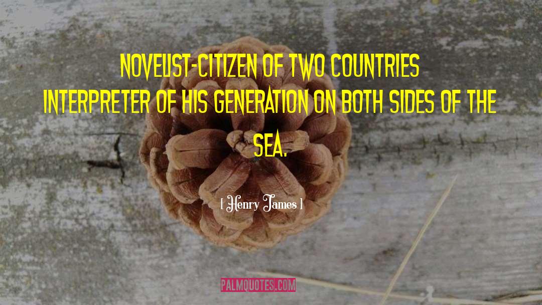Two Countries quotes by Henry James