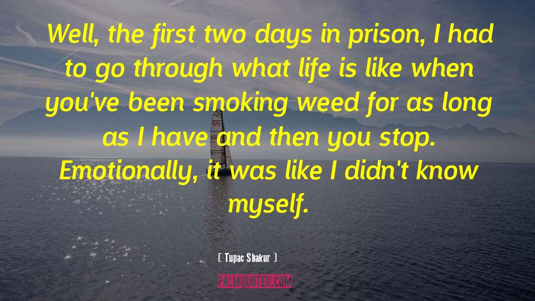Two Days quotes by Tupac Shakur