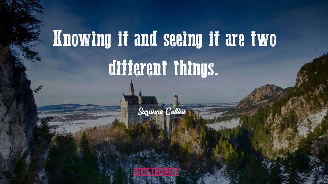 Two Different Things quotes by Suzanne Collins