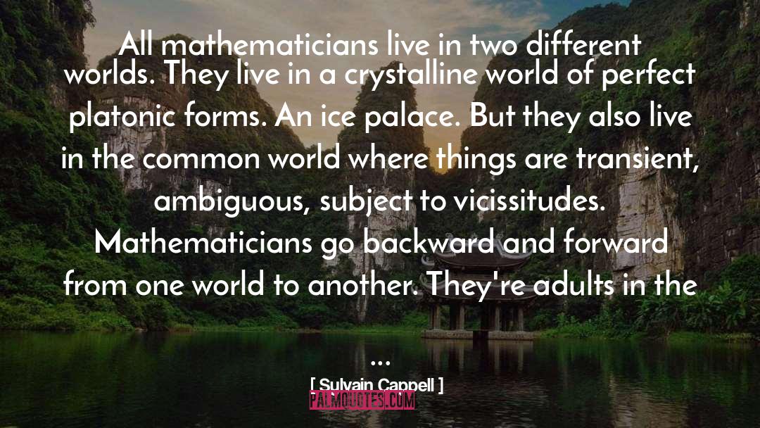 Two Different Worlds quotes by Sylvain Cappell