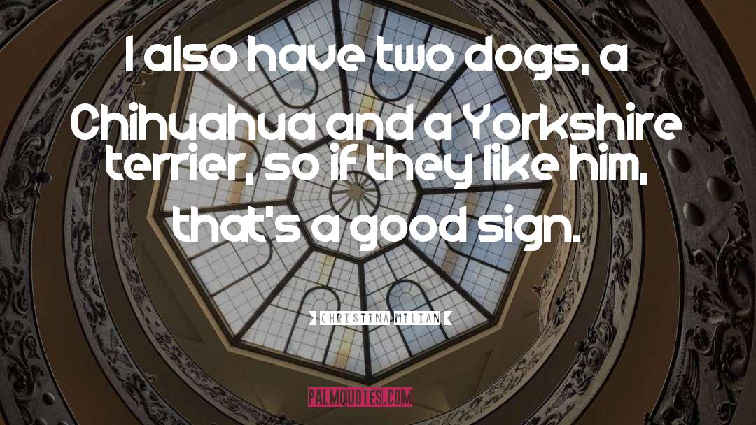 Two Dogs quotes by Christina Milian