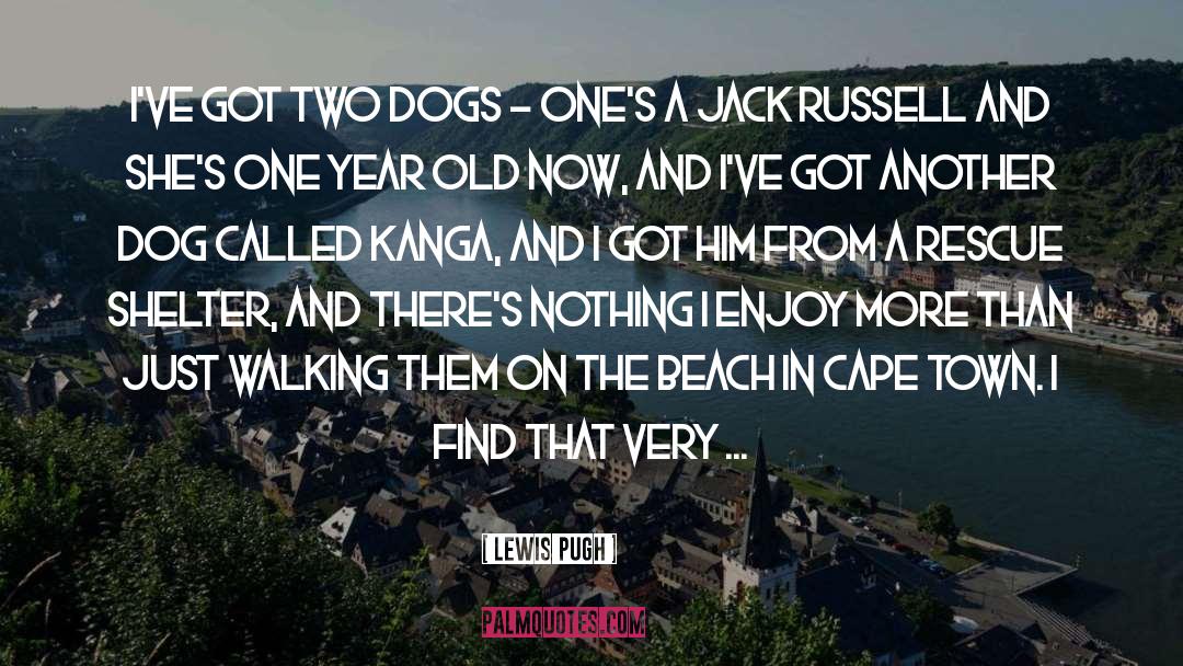 Two Dogs quotes by Lewis Pugh