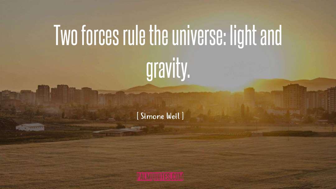 Two Forces quotes by Simone Weil