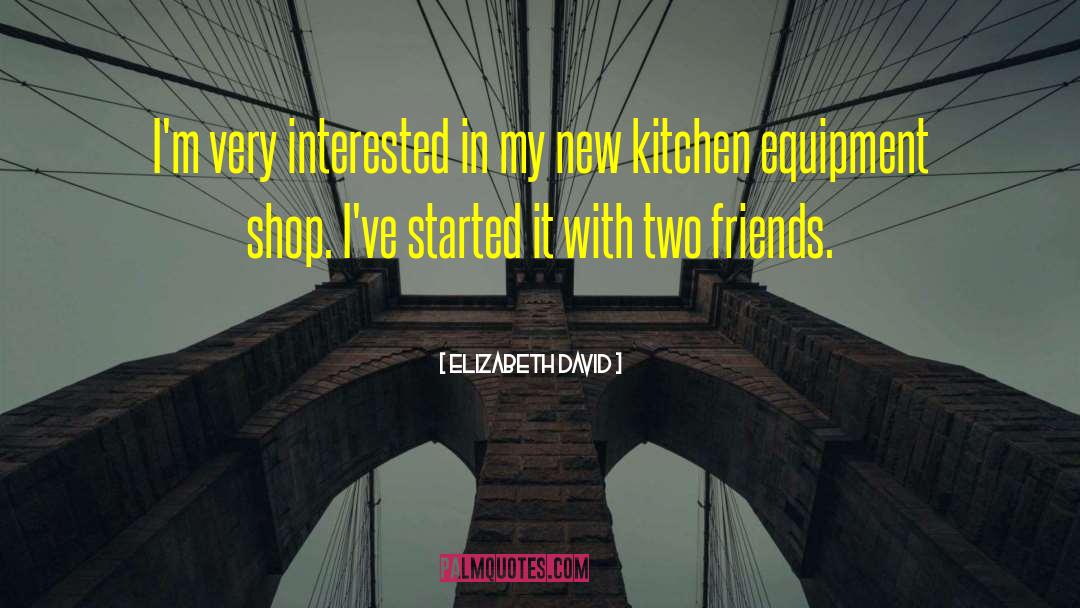 Two Friends quotes by Elizabeth David