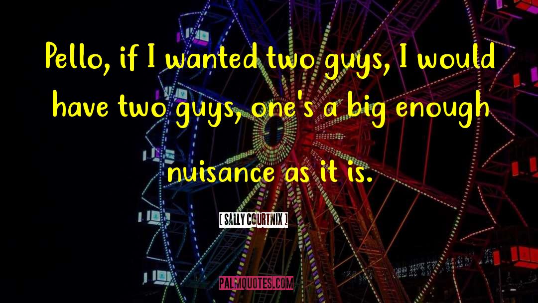 Two Guys quotes by Sally Courtnix