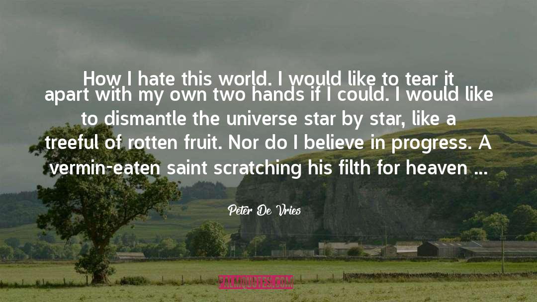 Two Hands quotes by Peter De Vries