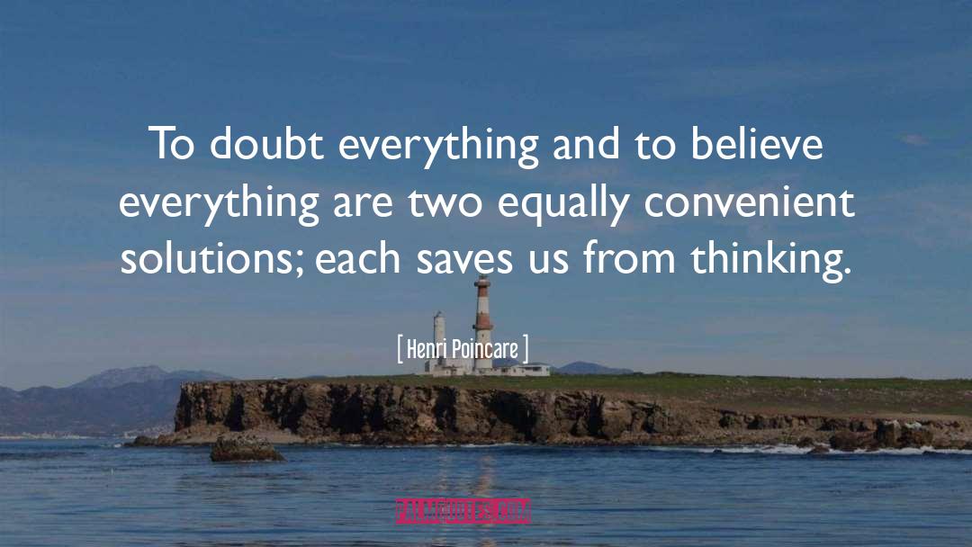 Two Jobs quotes by Henri Poincare