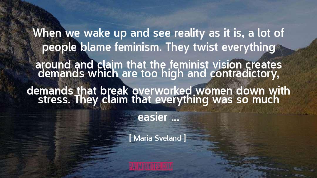 Two Jobs quotes by Maria Sveland