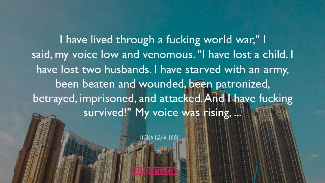 Two Legs Warriors quotes by Diana Gabaldon