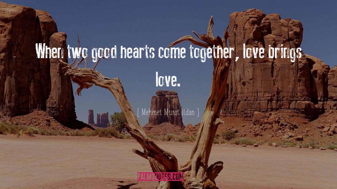 Two Love quotes by Mehmet Murat Ildan