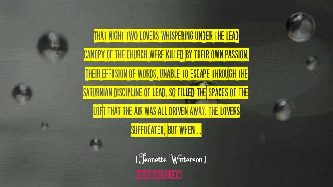 Two Lovers quotes by Jeanette Winterson