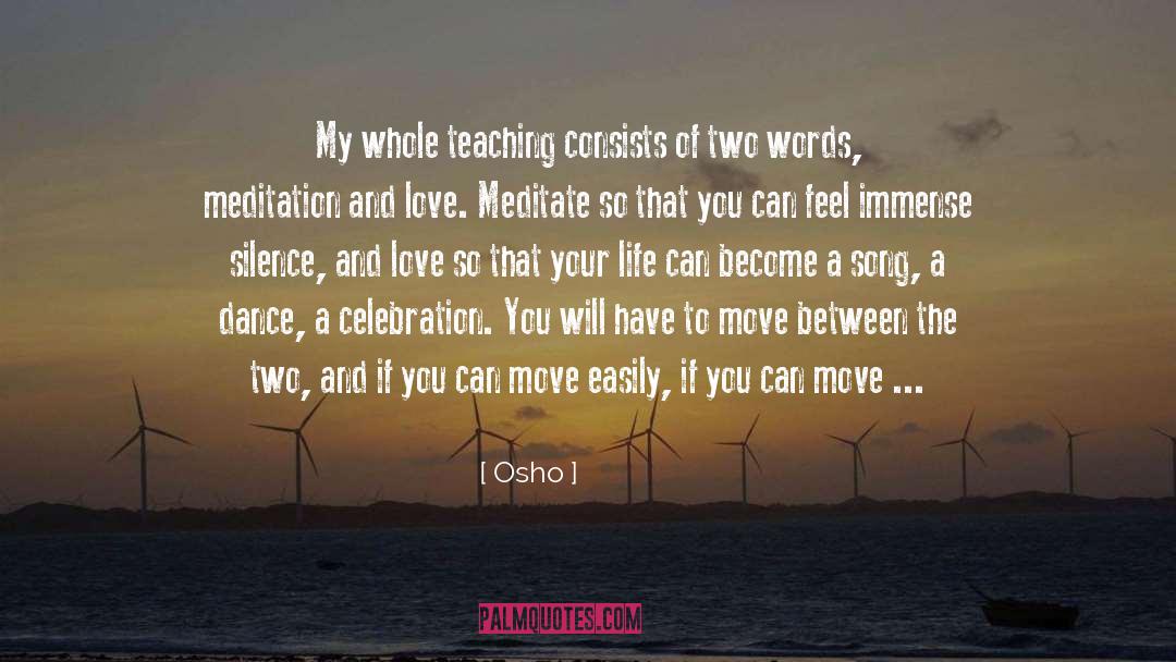 Two Lovers quotes by Osho