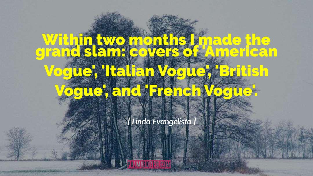 Two Months quotes by Linda Evangelista