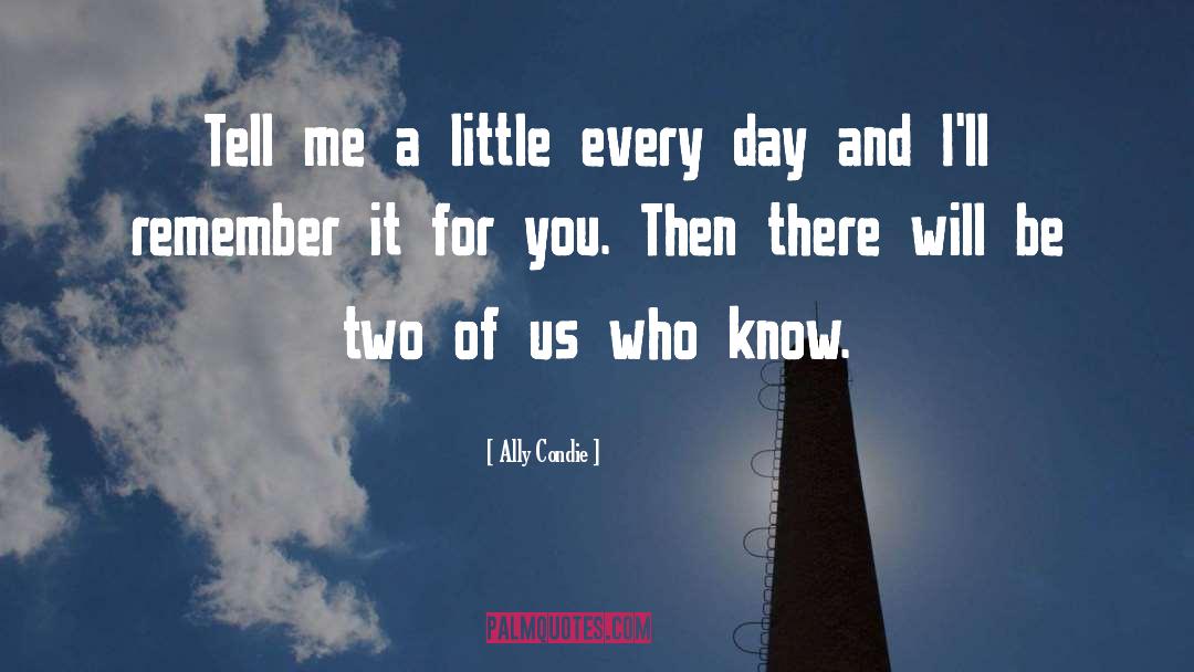 Two Of Us quotes by Ally Condie
