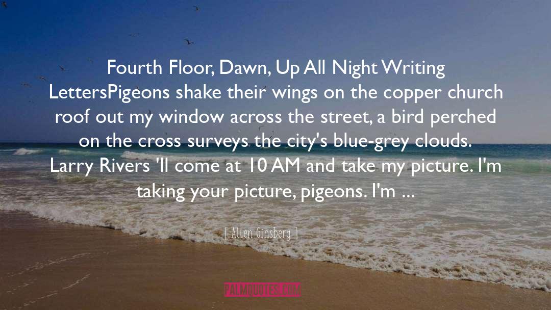 Two Pigeons quotes by Allen Ginsberg