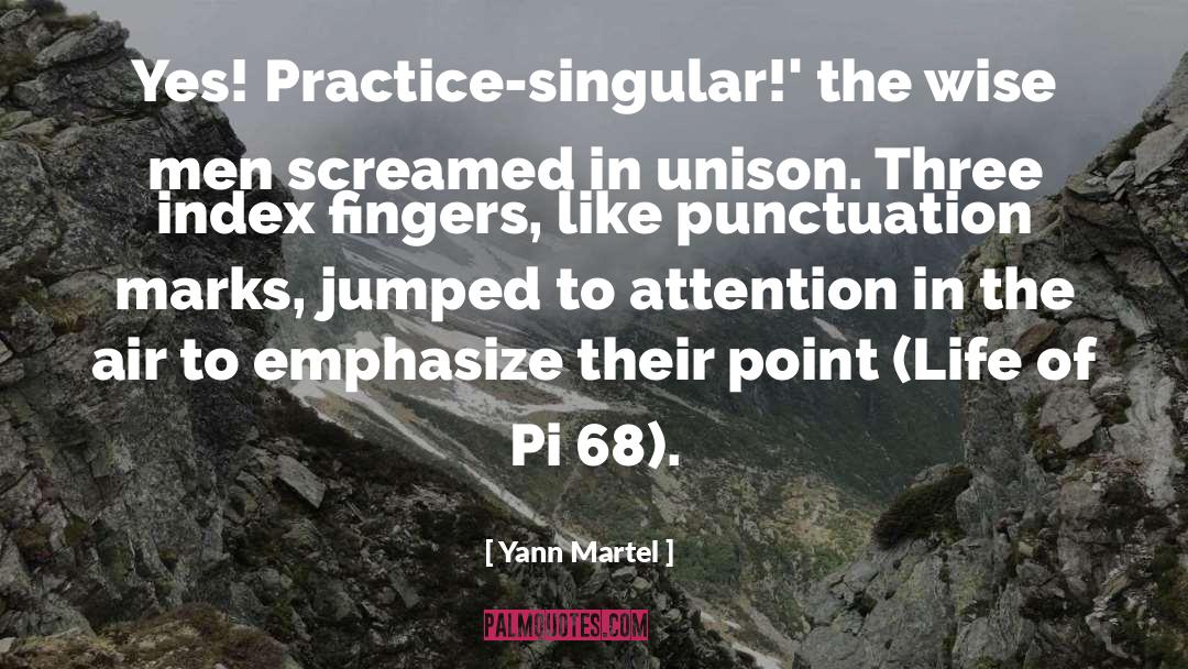 Two Punctuation Marks In quotes by Yann Martel