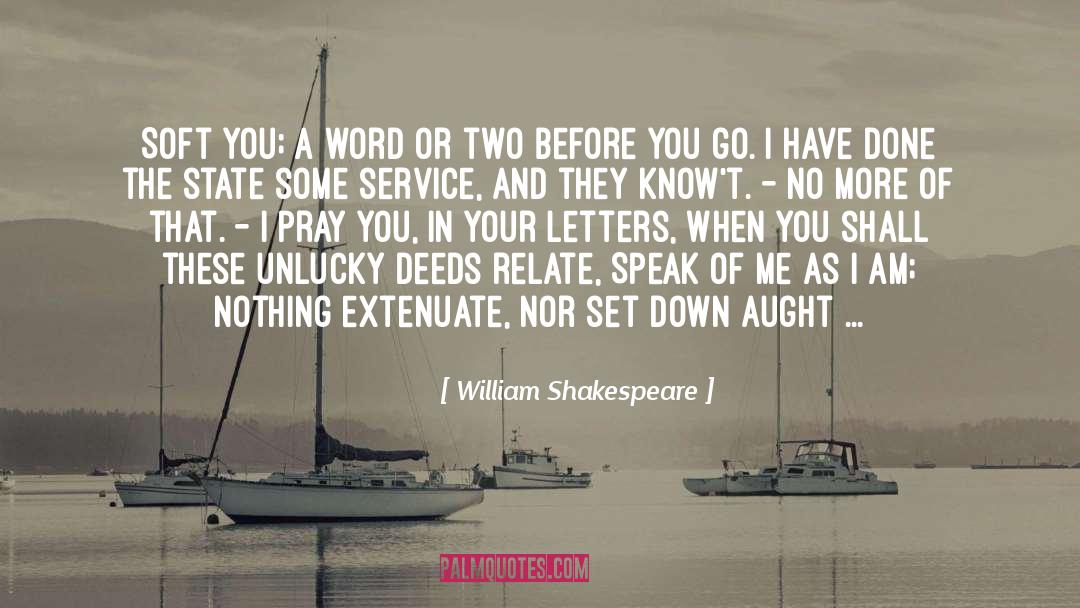 Two quotes by William Shakespeare