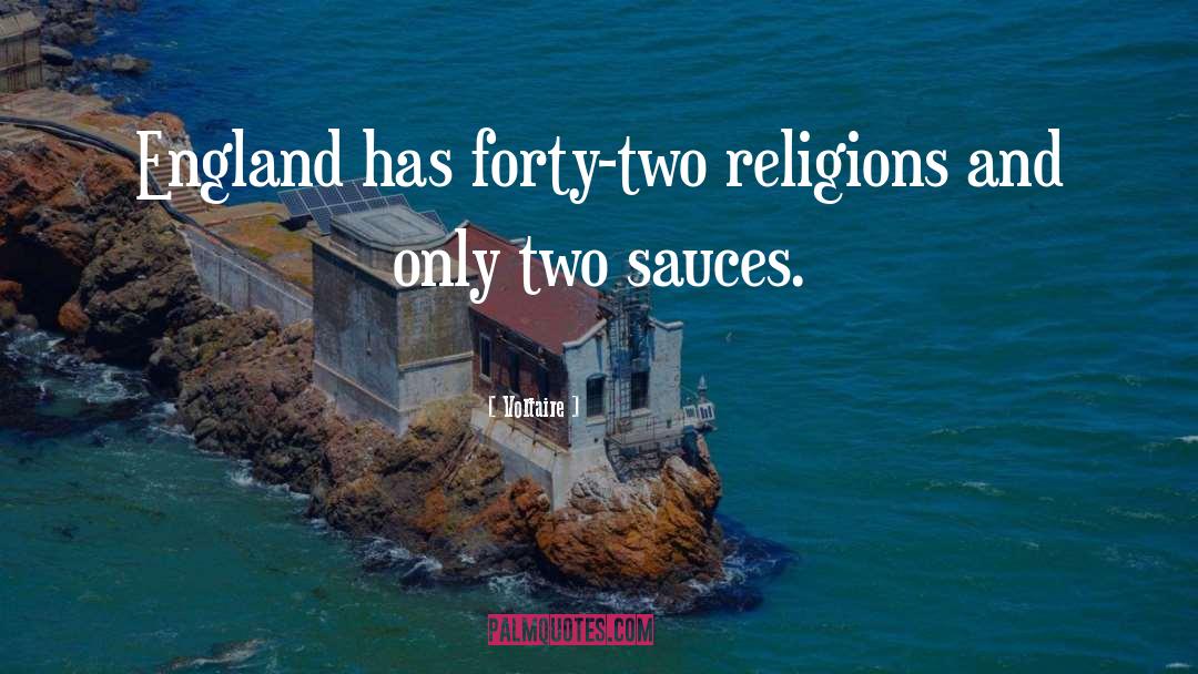 Two Religions quotes by Voltaire
