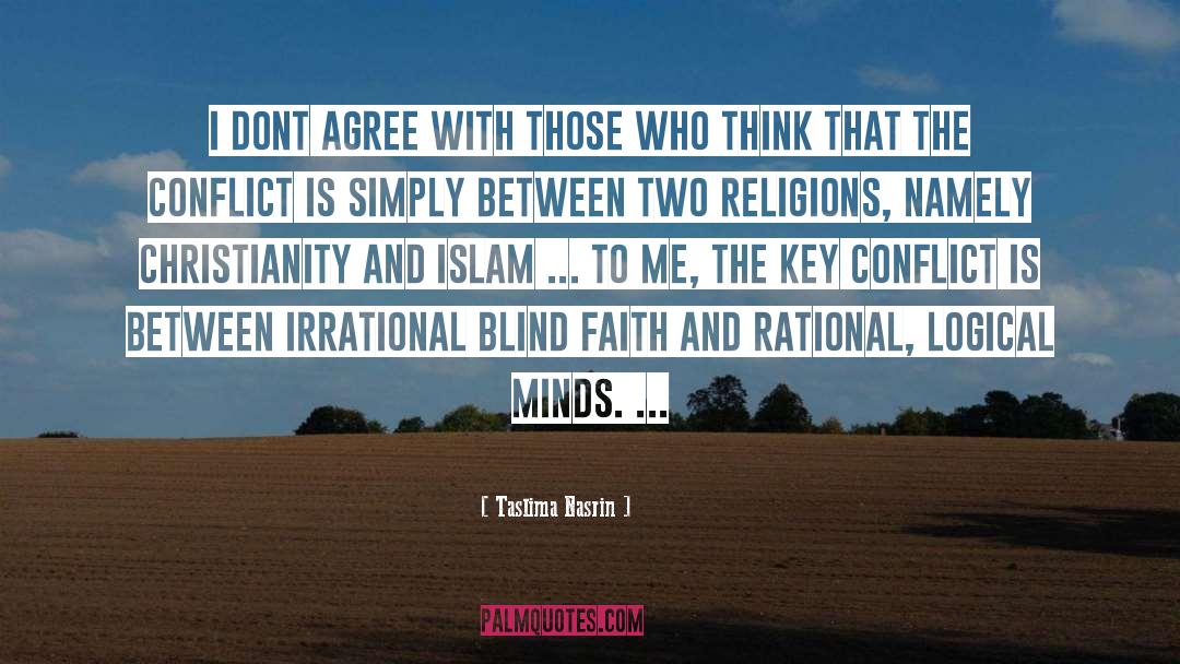 Two Religions quotes by Taslima Nasrin