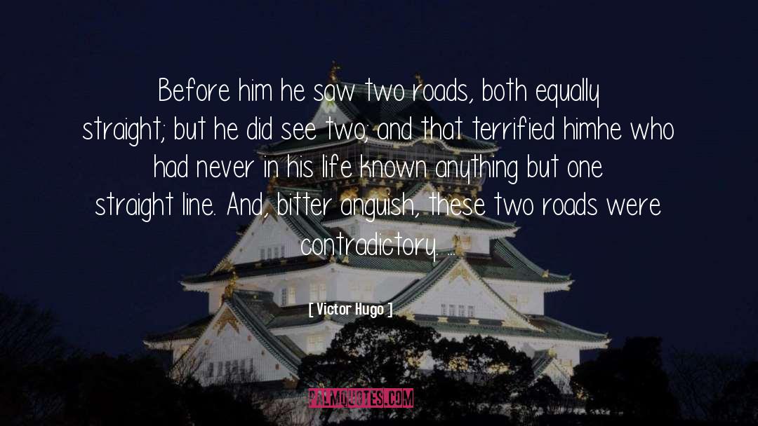 Two Roads quotes by Victor Hugo