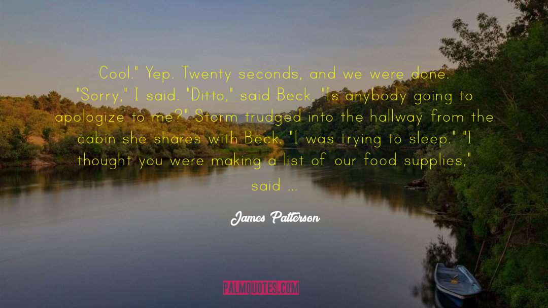 Two Seconds quotes by James Patterson