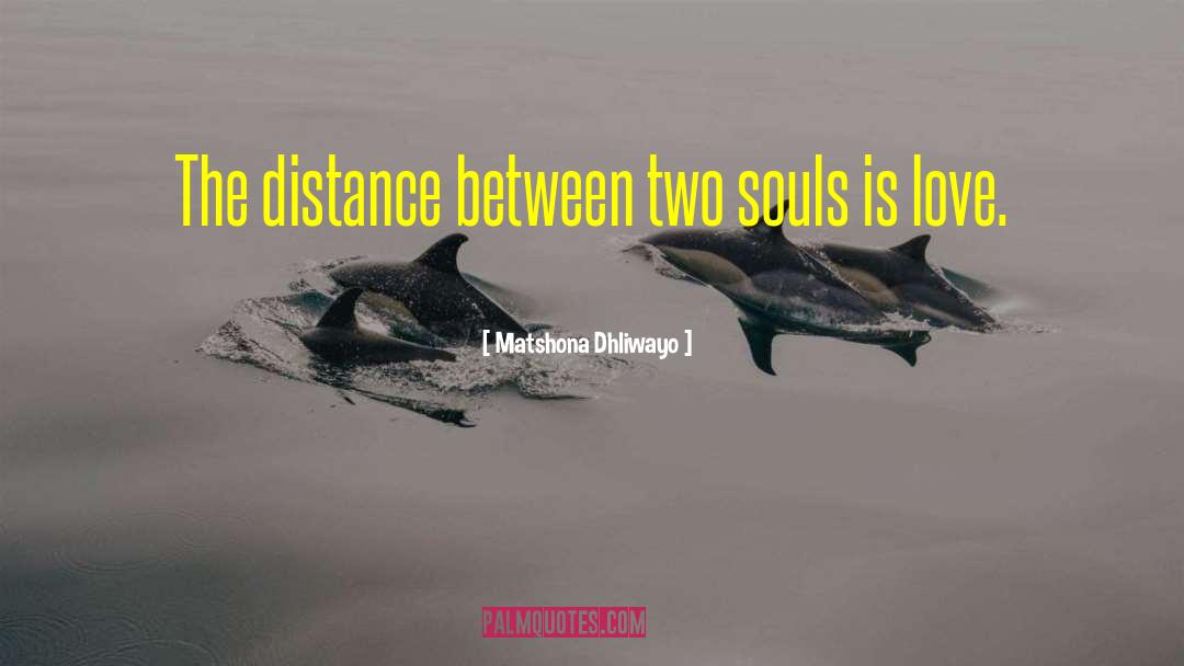 Two Souls quotes by Matshona Dhliwayo