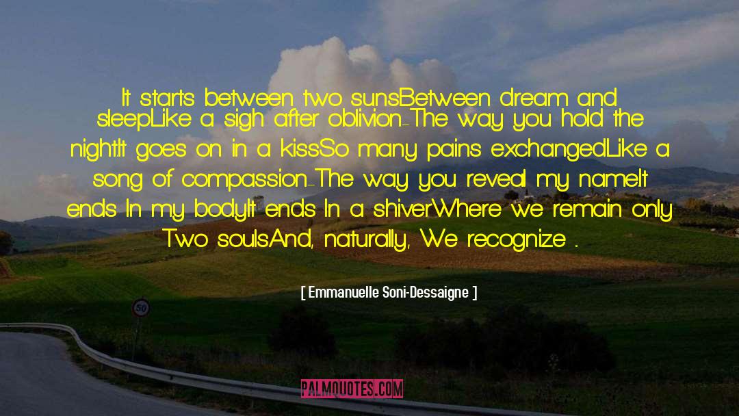 Two Souls quotes by Emmanuelle Soni-Dessaigne