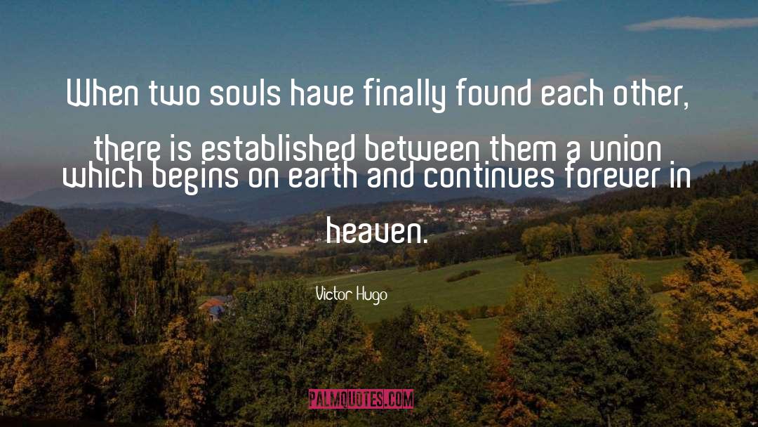 Two Souls quotes by Victor Hugo