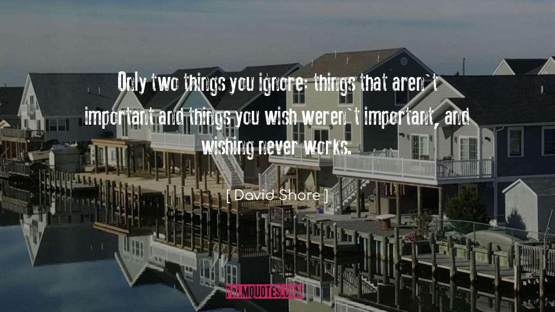 Two Things quotes by David Shore