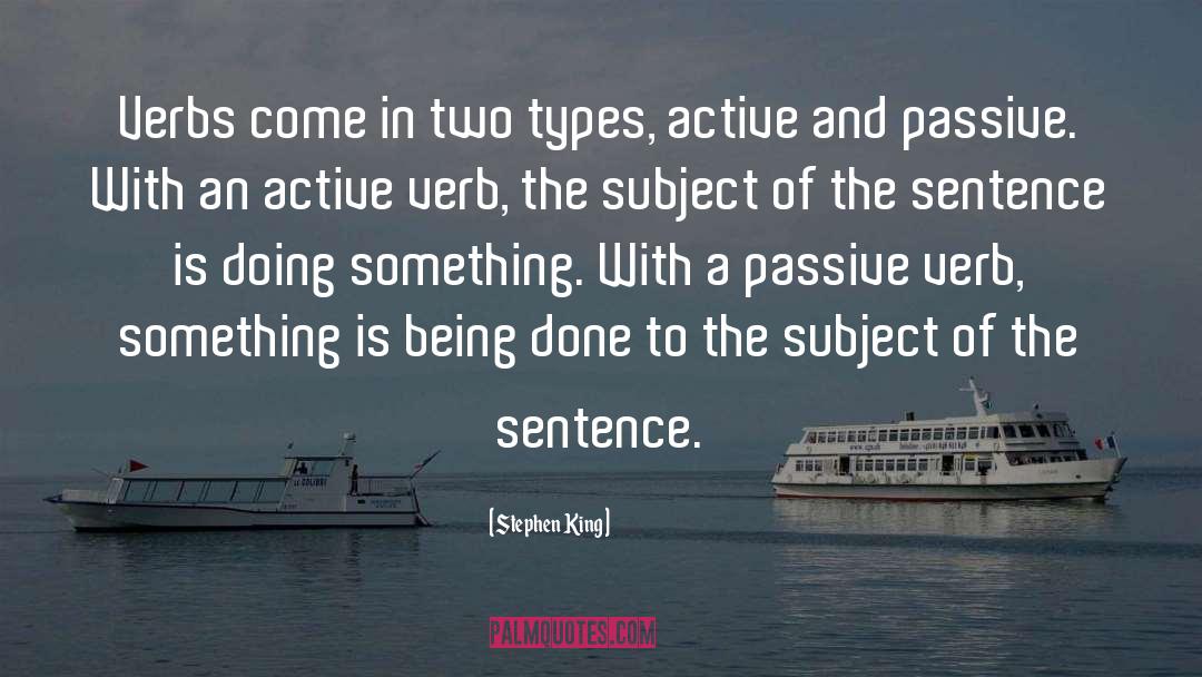 Two Types quotes by Stephen King