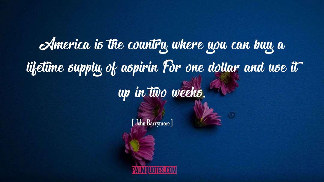 Two Weeks quotes by John Barrymore