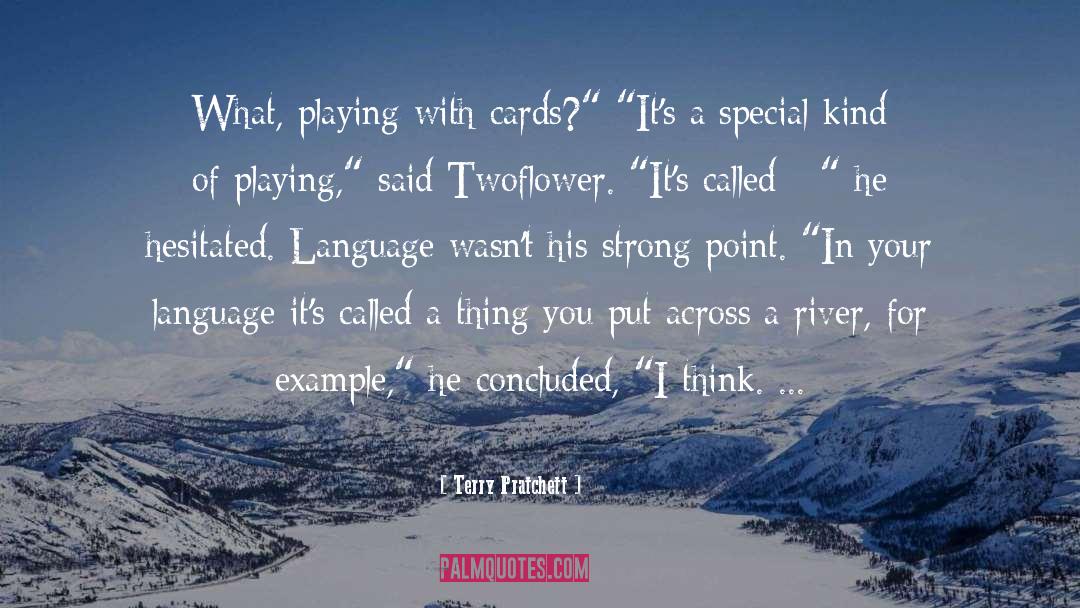 Twoflower quotes by Terry Pratchett