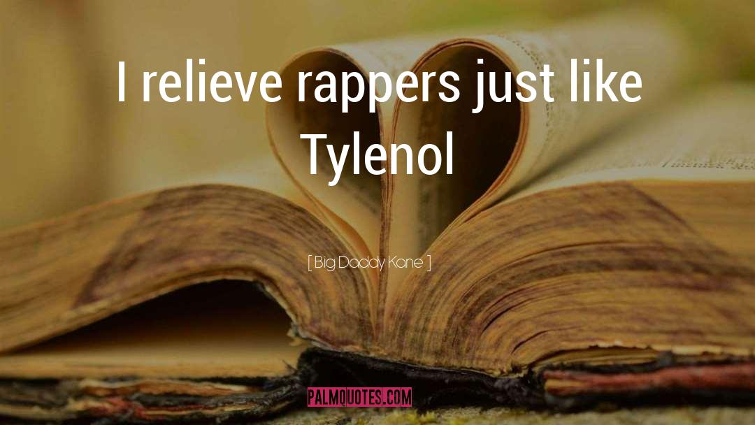 Tylenol quotes by Big Daddy Kane