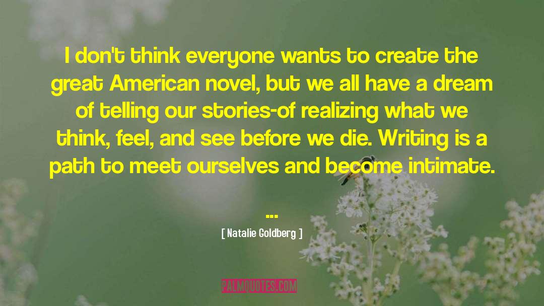 Type Writing quotes by Natalie Goldberg