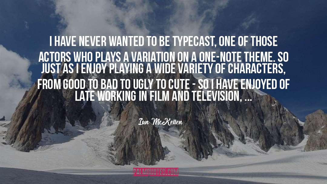 Typecast quotes by Ian McKellen
