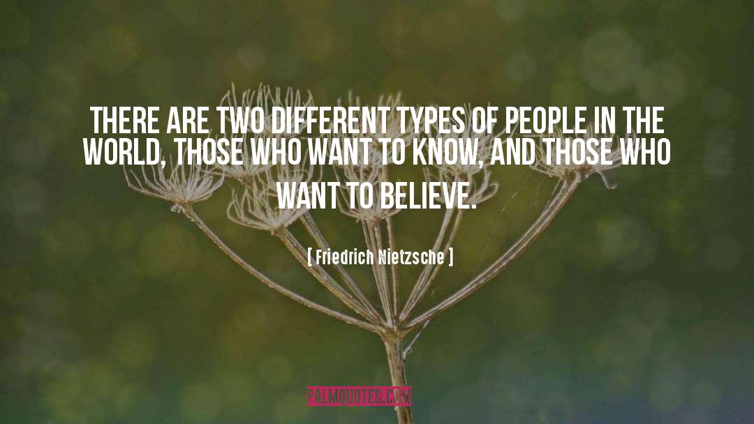 Types Of People quotes by Friedrich Nietzsche