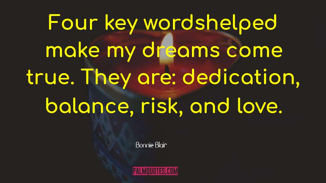 Typewriter Keys quotes by Bonnie Blair