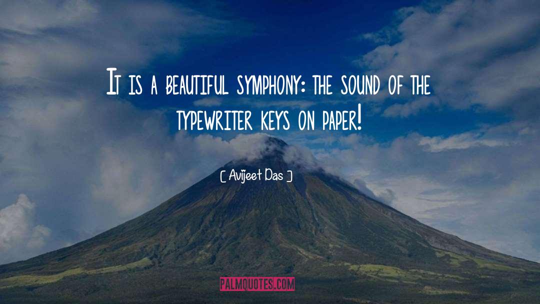 Typewriter Keys quotes by Avijeet Das