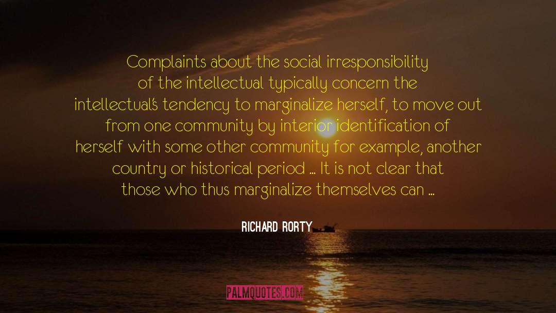 Typically Colonial Villages quotes by Richard Rorty