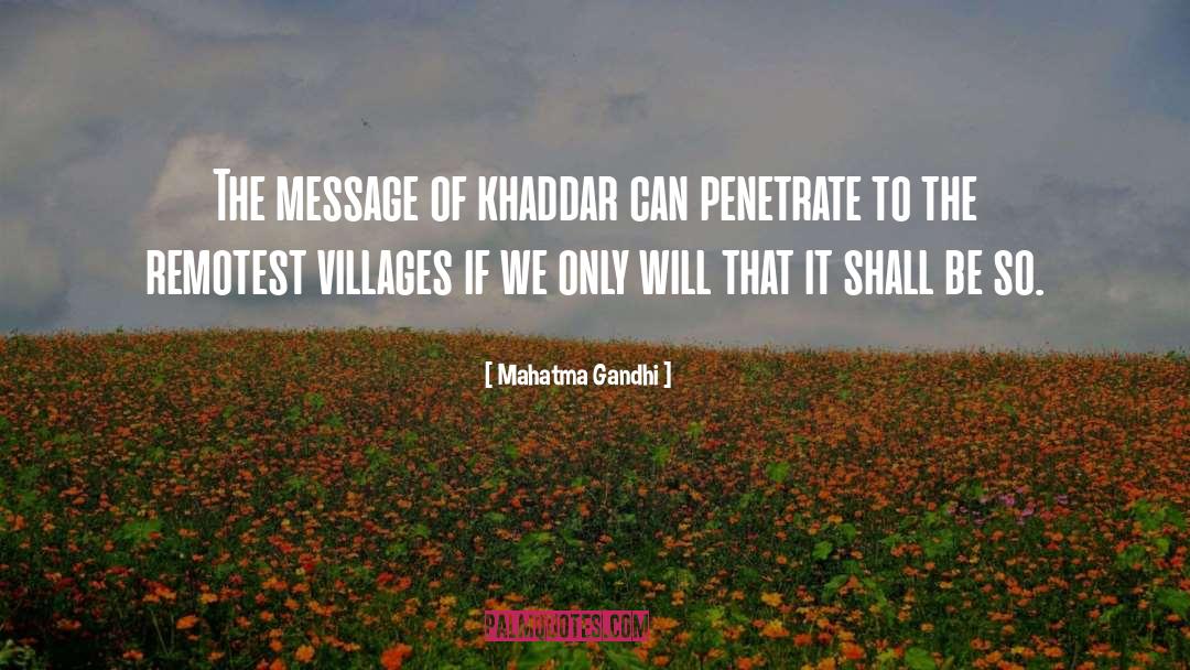Typically Colonial Villages quotes by Mahatma Gandhi