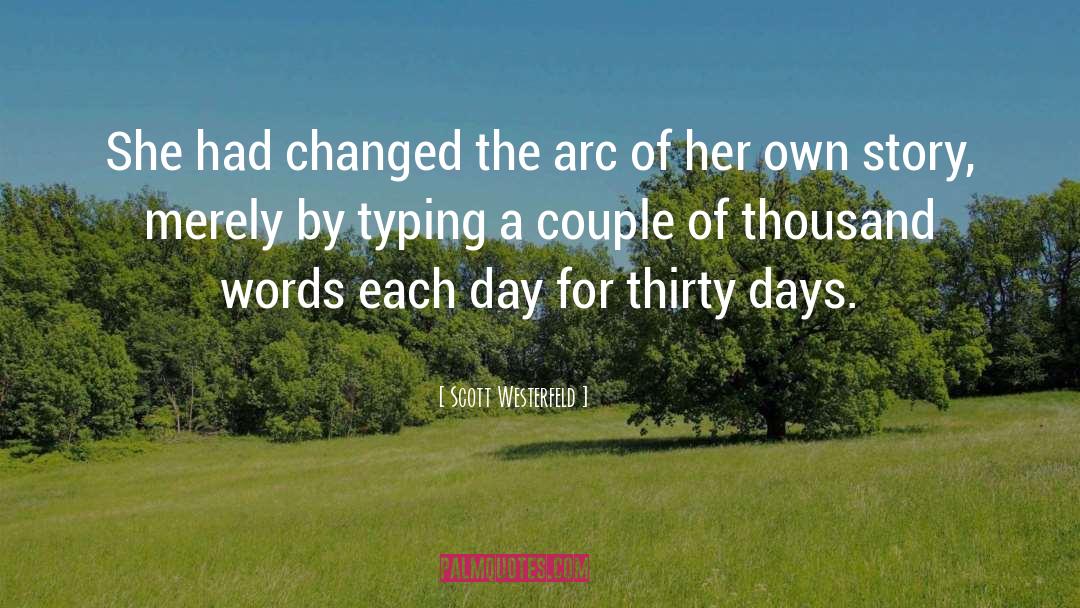 Typing quotes by Scott Westerfeld