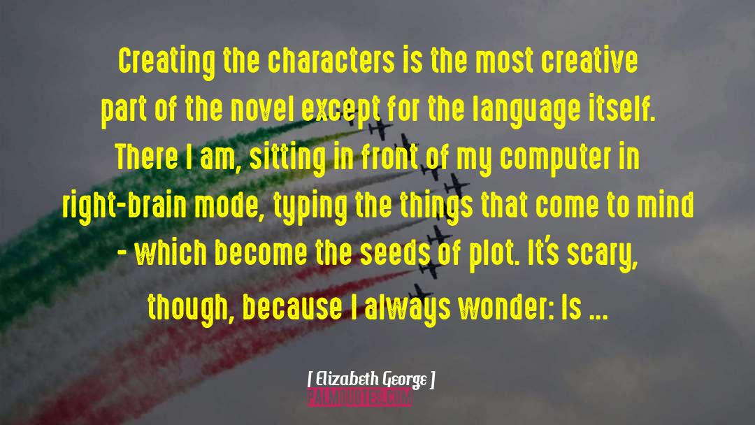 Typing quotes by Elizabeth George