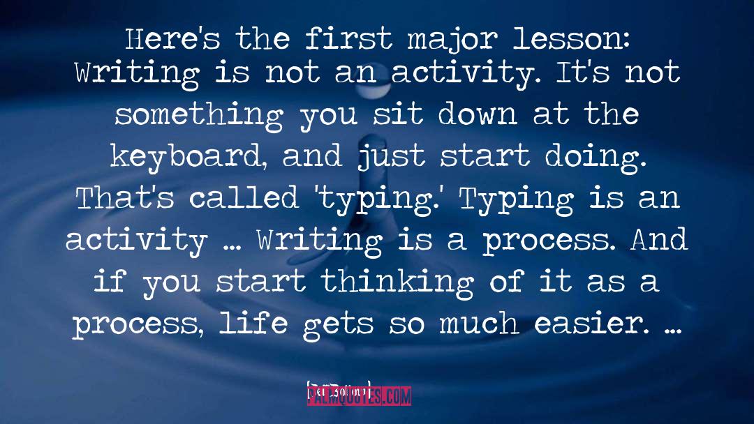 Typing quotes by Jeff Bollow