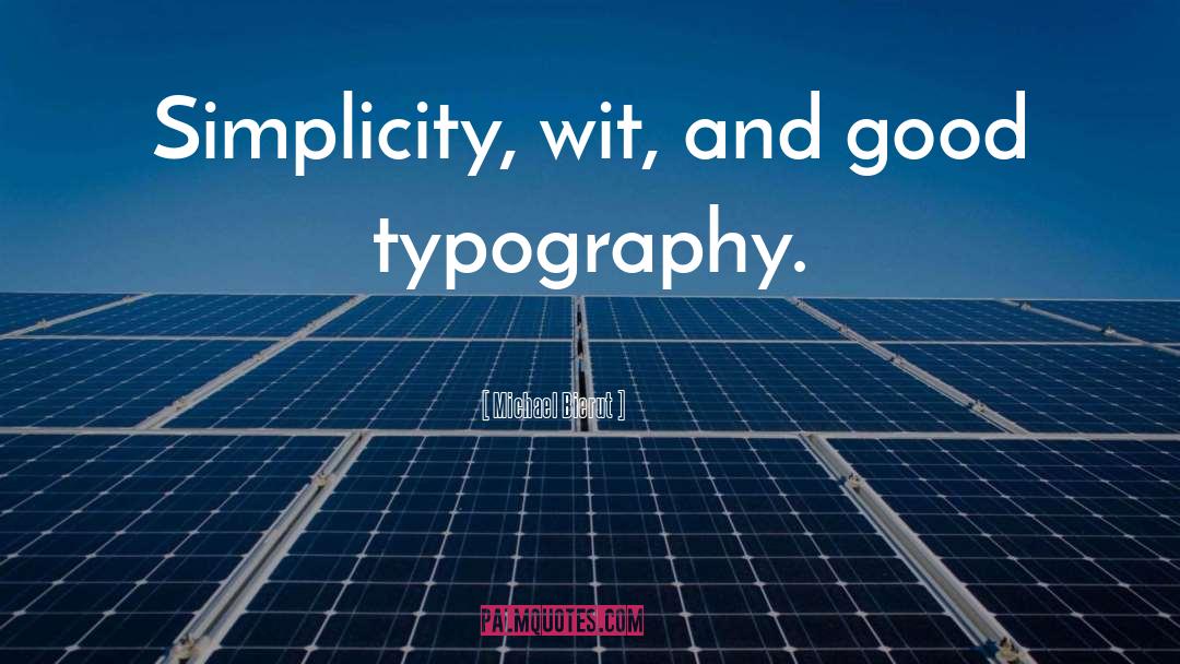 Typography quotes by Michael Bierut