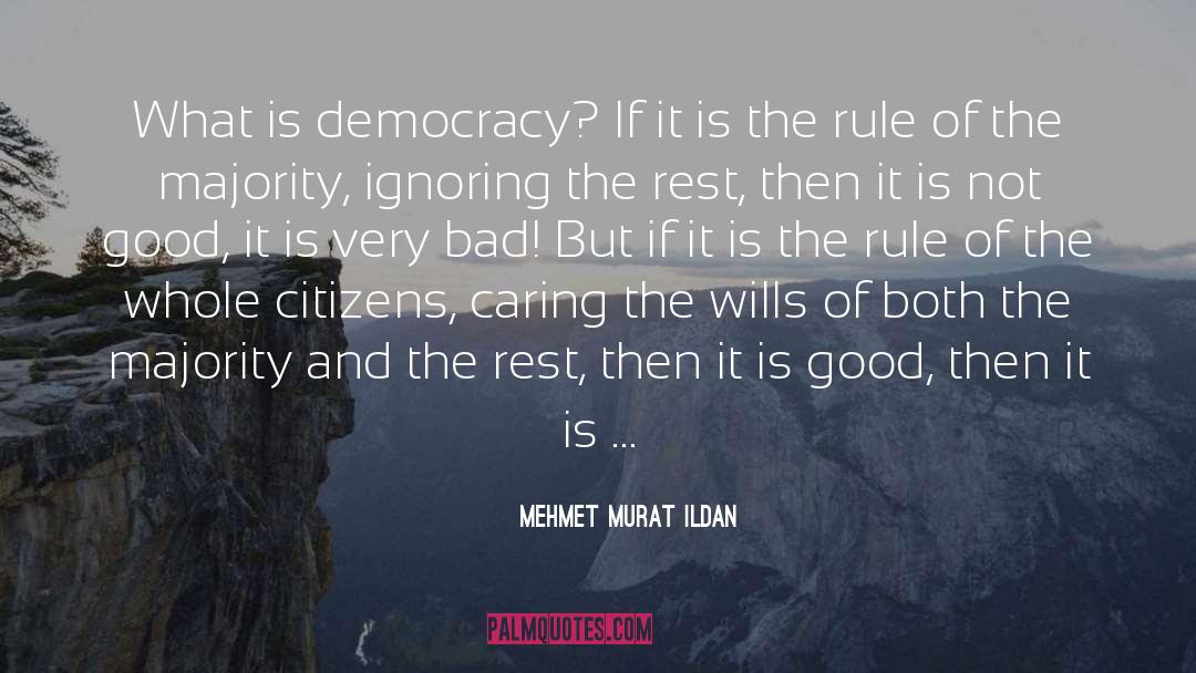 Tyranny Of The Majority quotes by Mehmet Murat Ildan